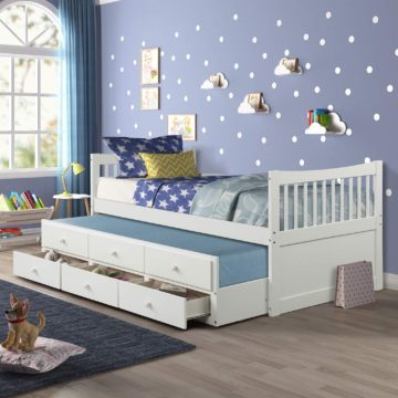 Harper & Bright Designs Pop Up Trundle Beds