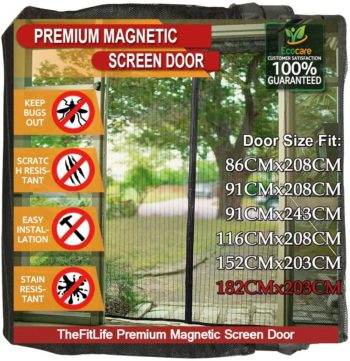  TheFitLife Magnetic Screen Doors