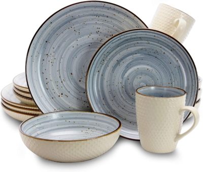 Elama Best Stoneware Dinnerware Sets