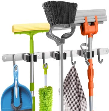 Homely Center Broom Holder Wall Mounts 