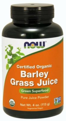 NOW Foods Organic Barley Grass Juice Powders 