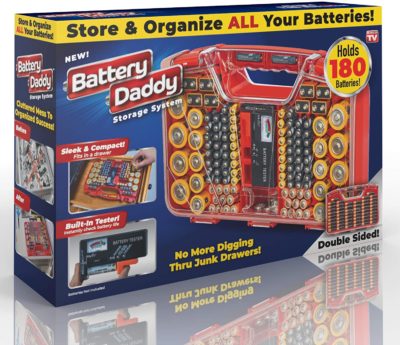 Ontel Battery Organizer Cases 